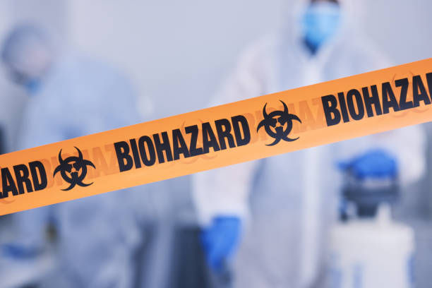 Professional Biohazard Cleanup technician working in Marion, PA